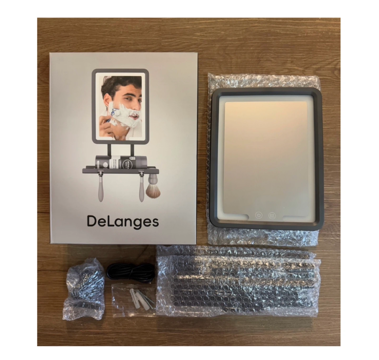 Brand new 13.06"L x 7.13"W  LED Shower Mirror Fogless - photo 2