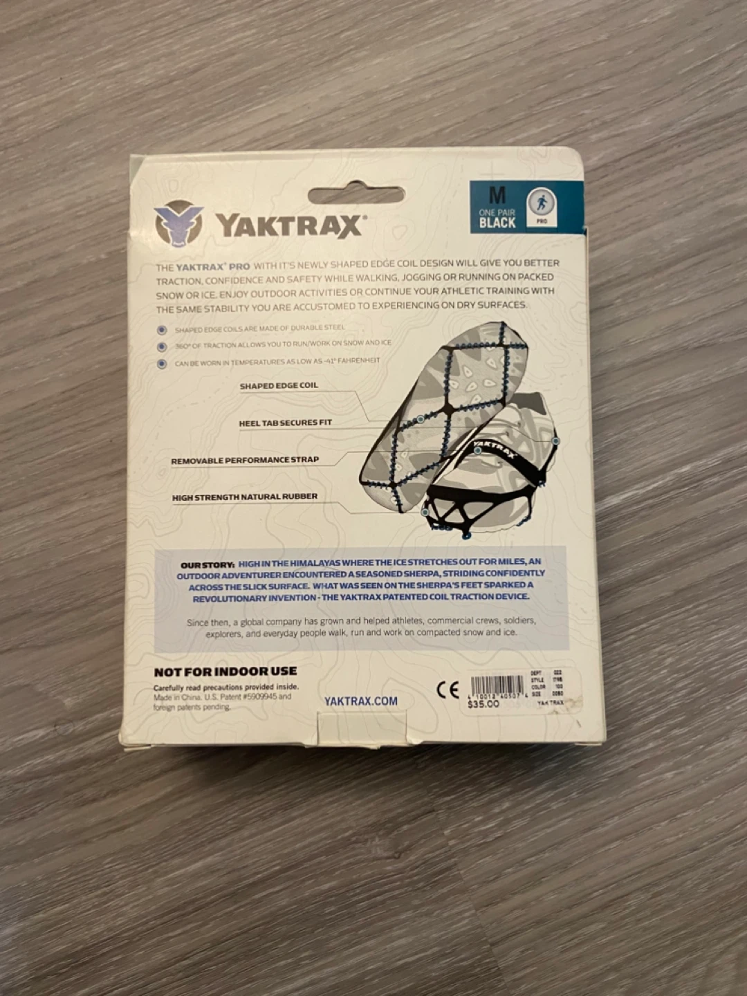 Yaktrax Pro Winter Traction Cleats - Medium - photo 2