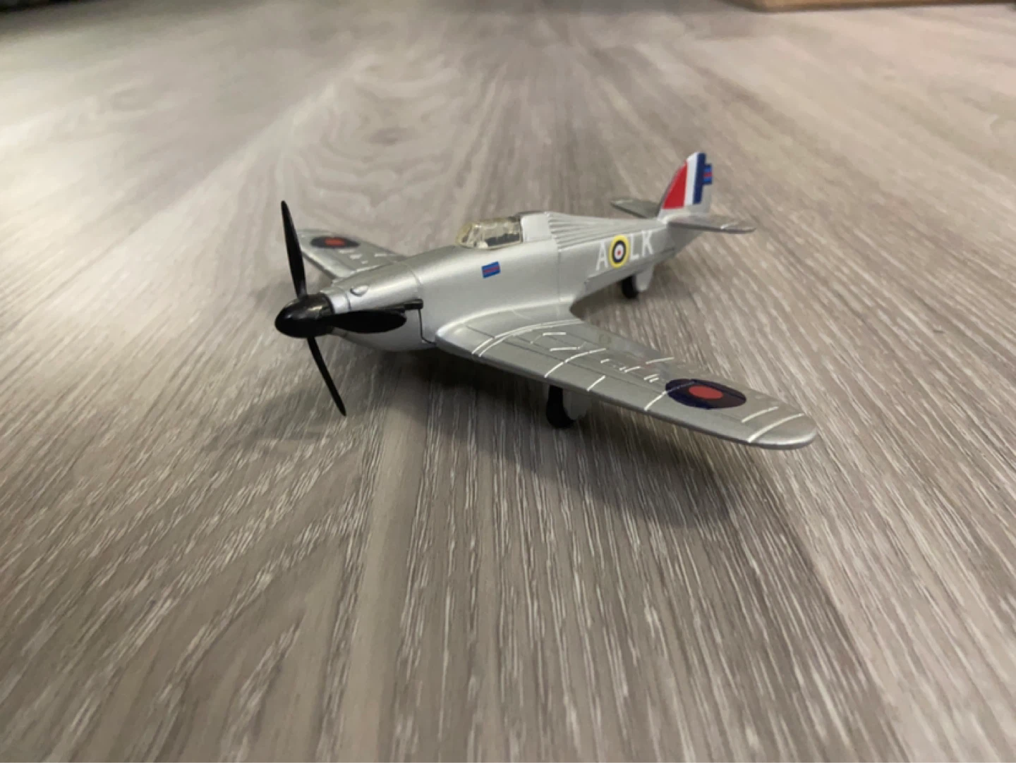 Hurricane Diecast Toy aeroplane
