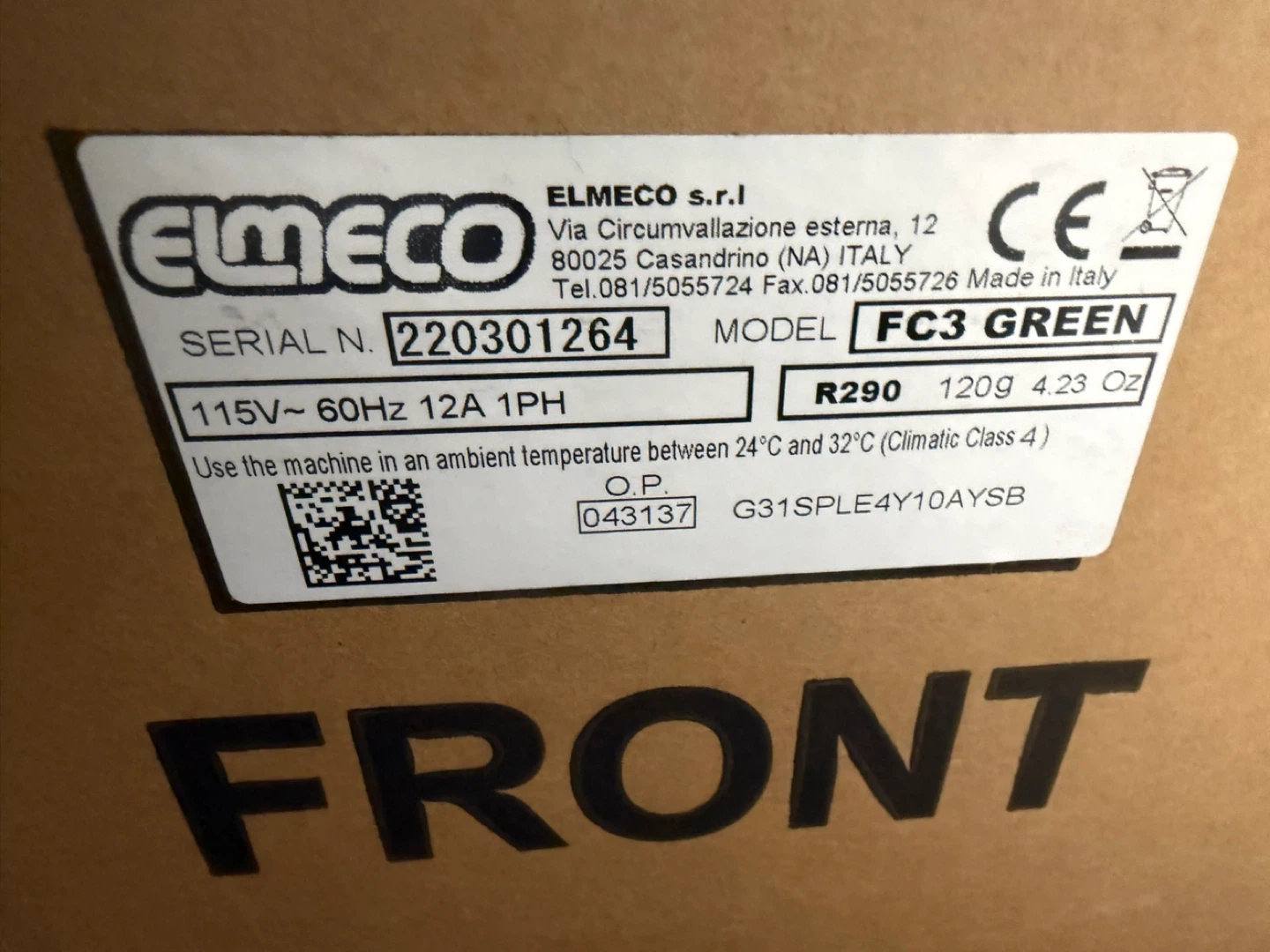 Elmeco FC3 Green Slush Machine - photo 2