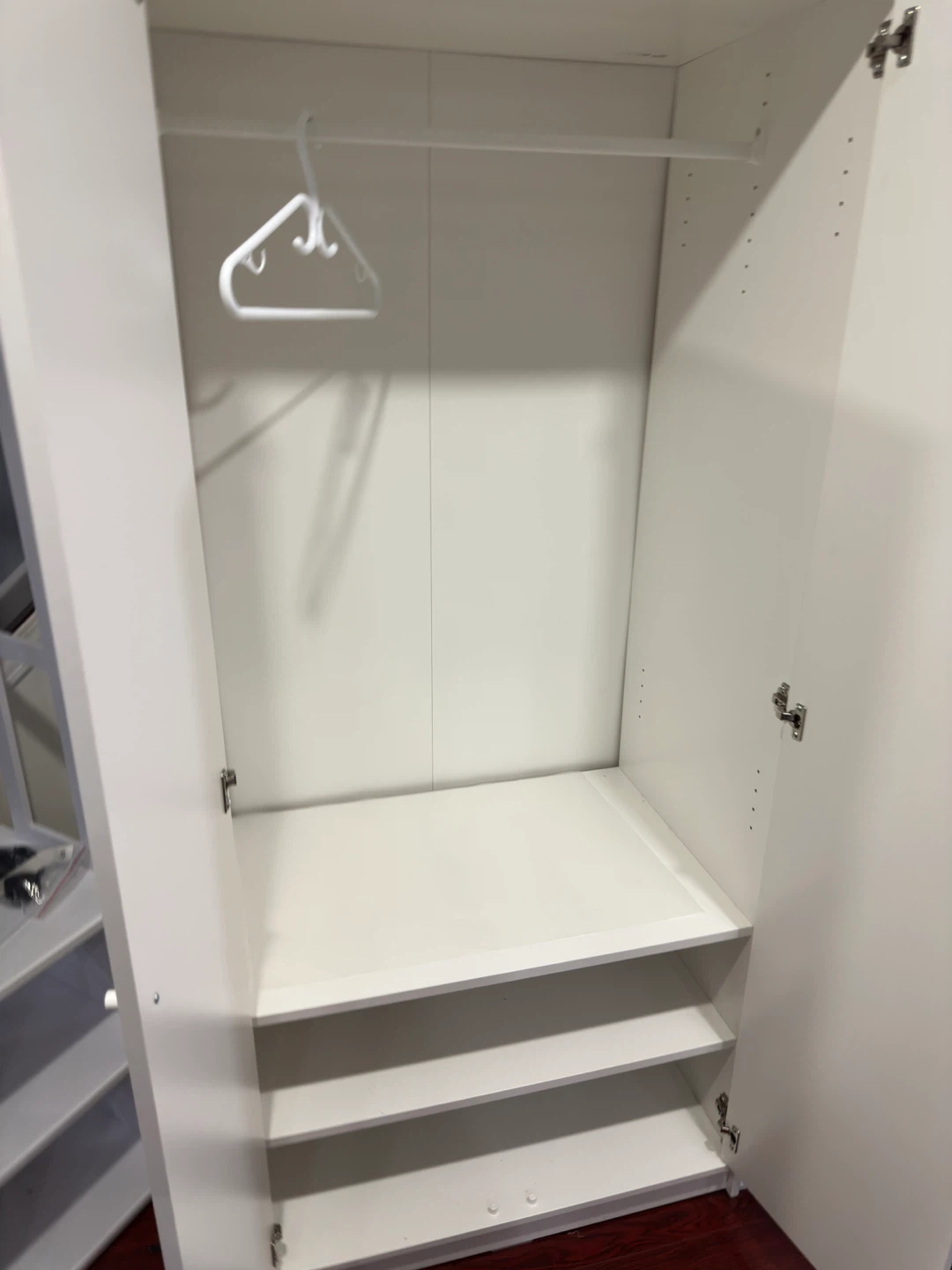 KLEPPSTAD Wardrobe with 2 doors, white - photo 3