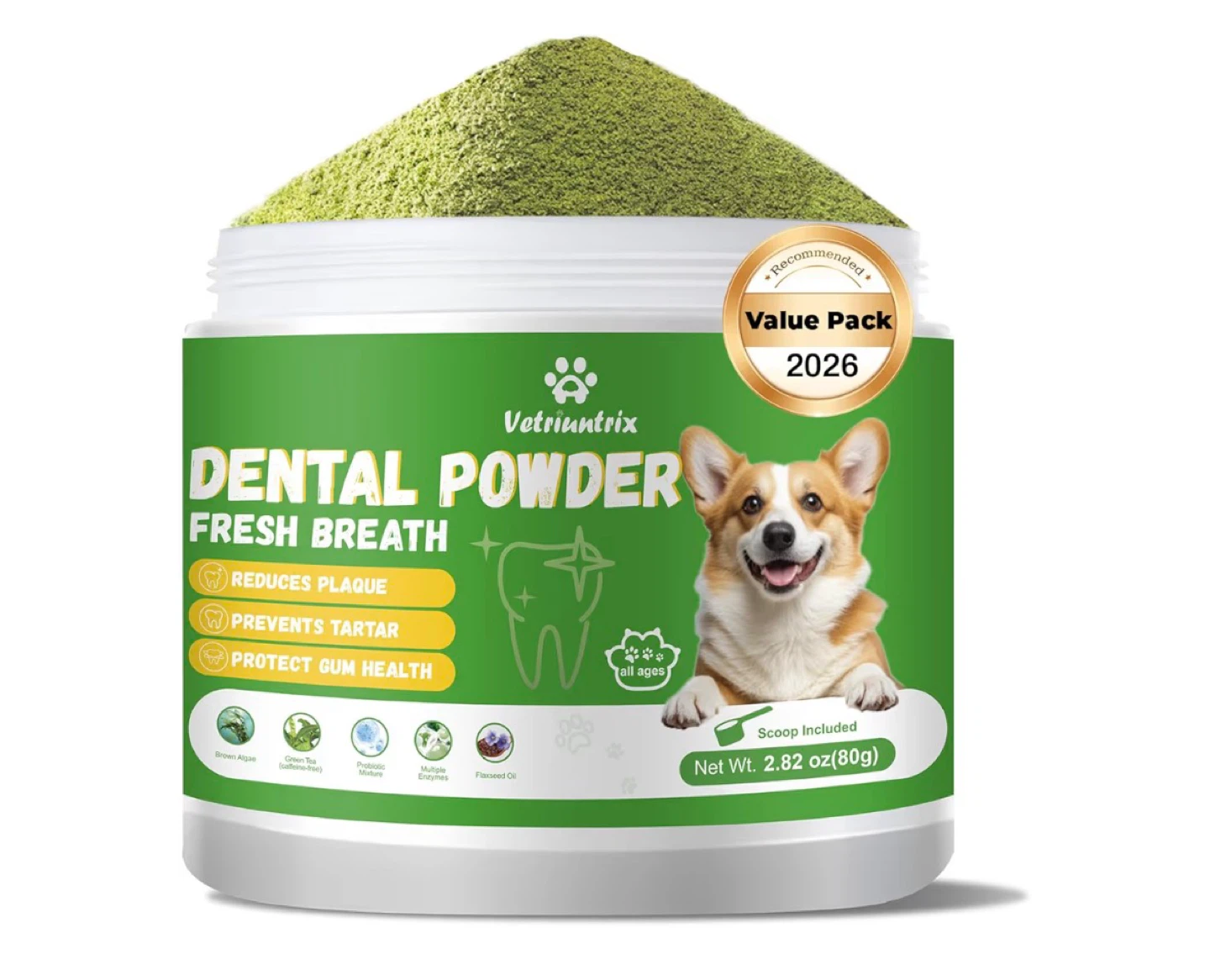 Vetnix Dental Powder for Fresh Breath