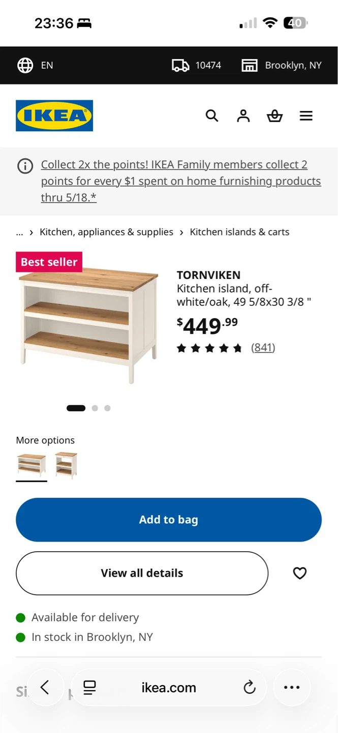 IKEA Kitchen Island - photo 4