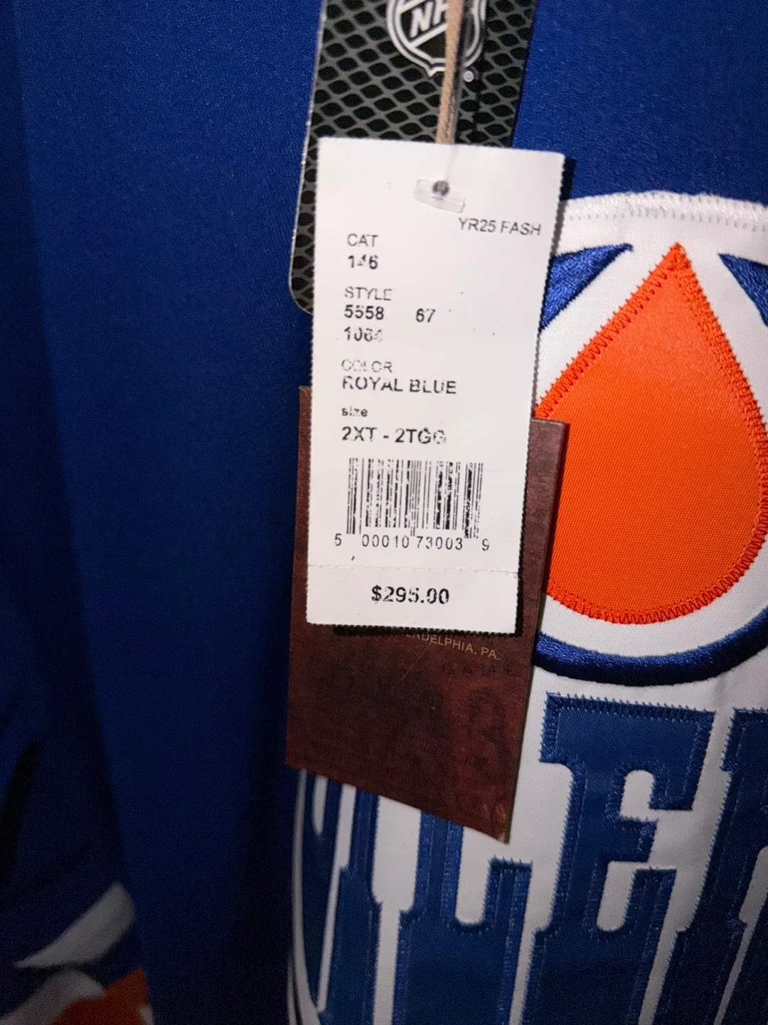 Brand new never worn Wayne Gretzky Oilers Jersey 2X-Large - photo 4