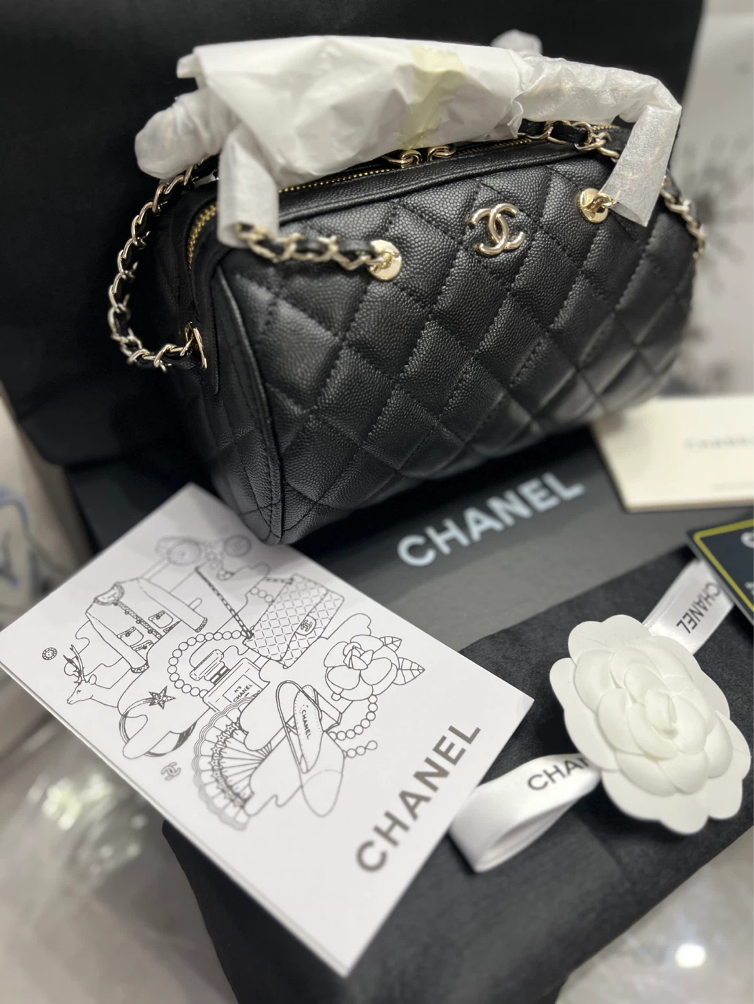 Chanel Quilted Vanity Bag - photo 2