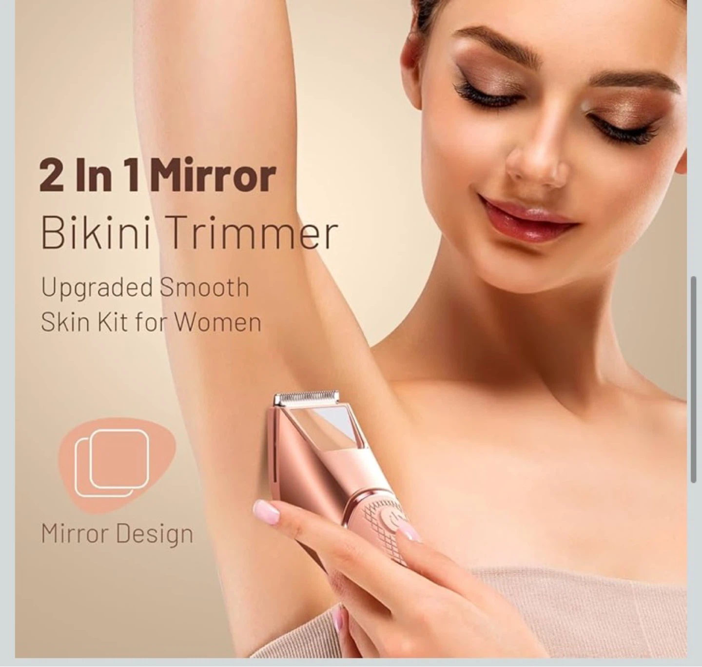 LGTGH Body Trimmer for Women - Pinkish, Model GT-01 - photo 3