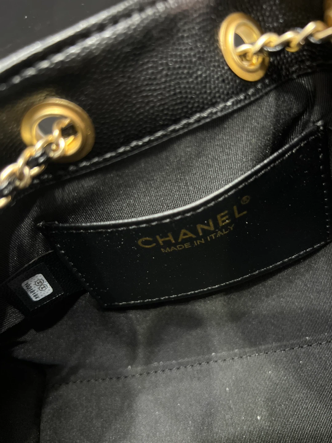 Chanel Black Quilted Leather Drawstring Bag - photo 4