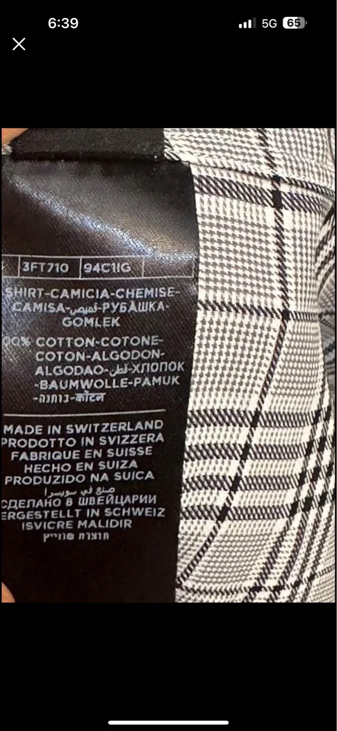 Tom Ford Plaid Dress Shirt size 44-17.5 paid 1400 - photo 4