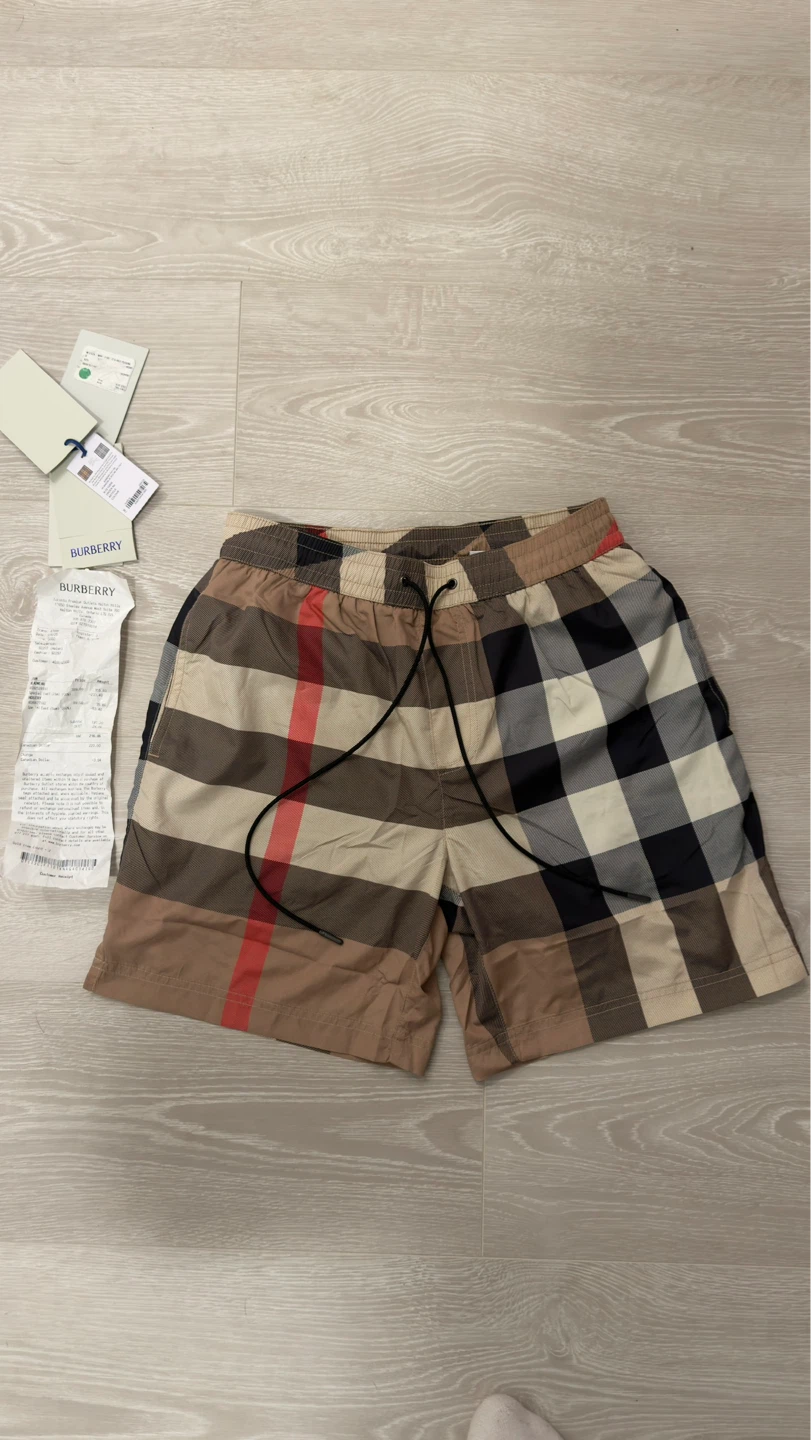 Burberry Check Shorts