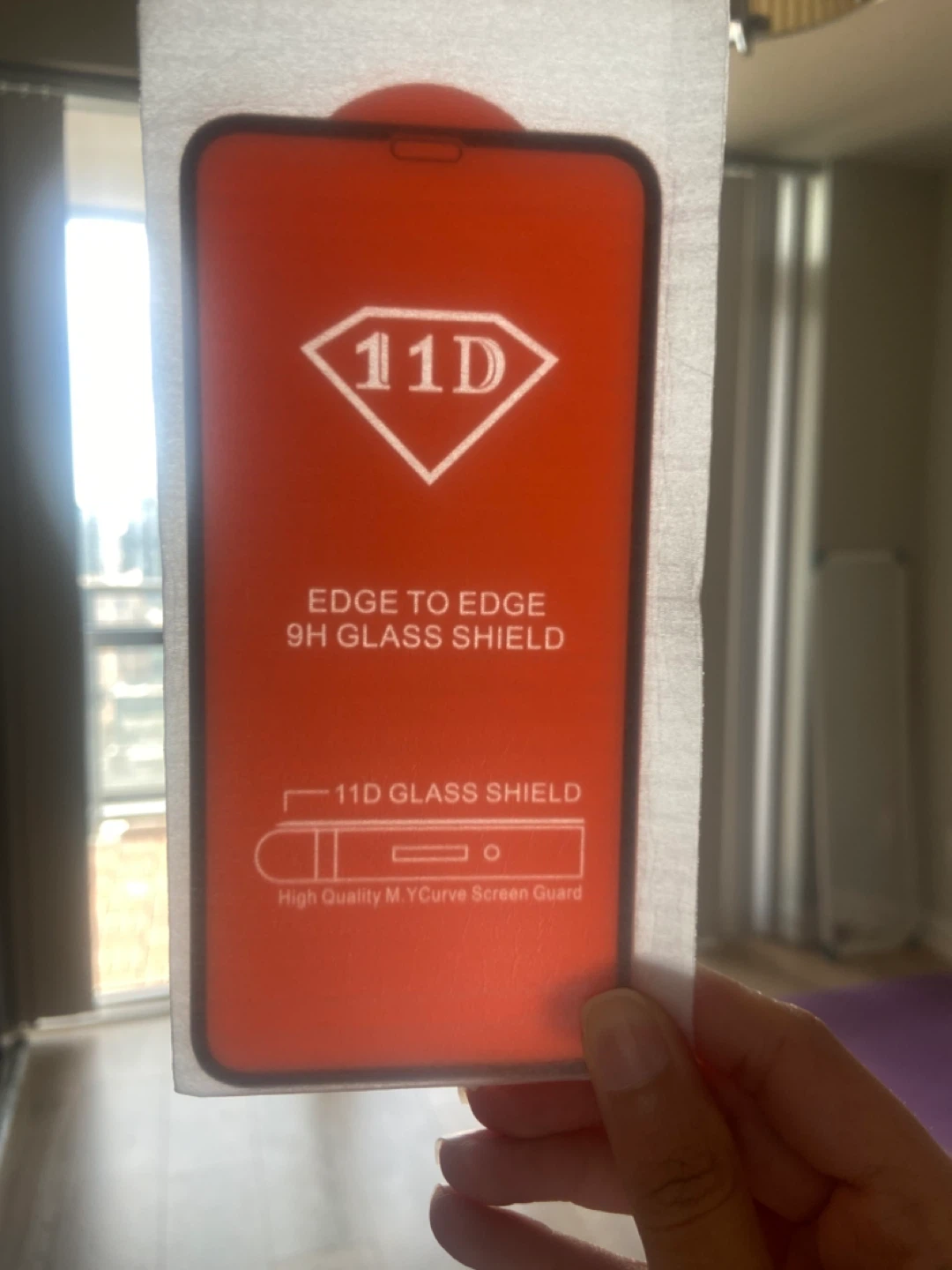 Mobile tempered glass screen protector