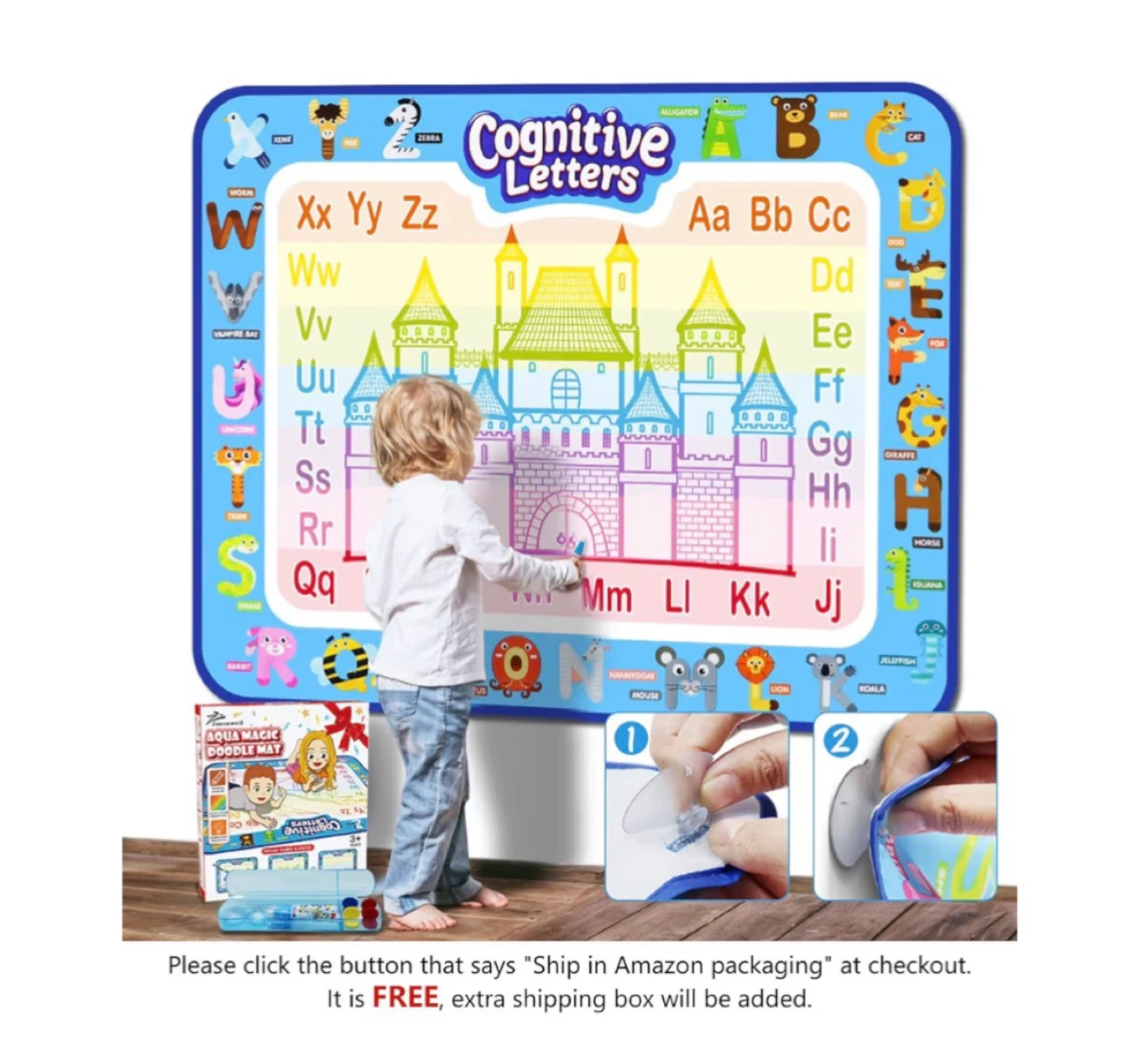 Brand new Aqua Water Doodle Mat 40 X 32 Inches - photo 3
