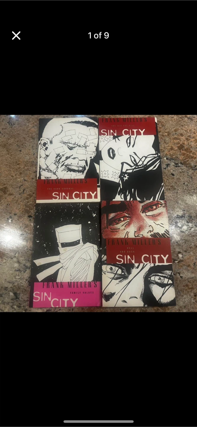 Frank Miller Sin City Graphic Novels
