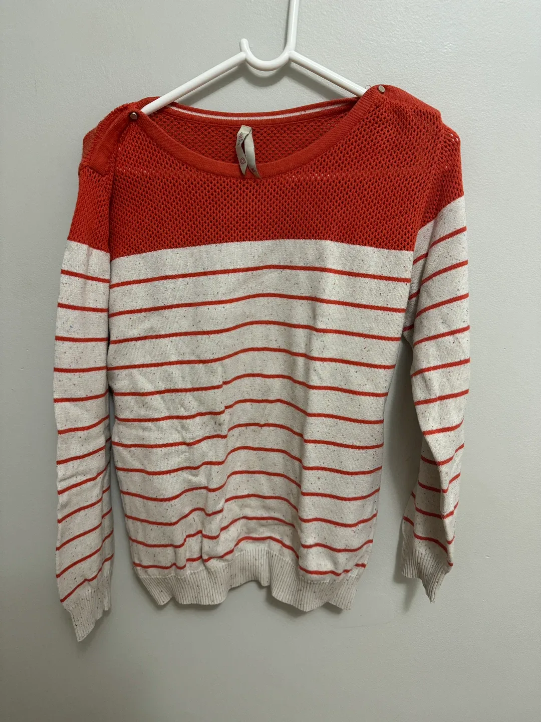 AIZ Women's Grey Striped T-Shirt