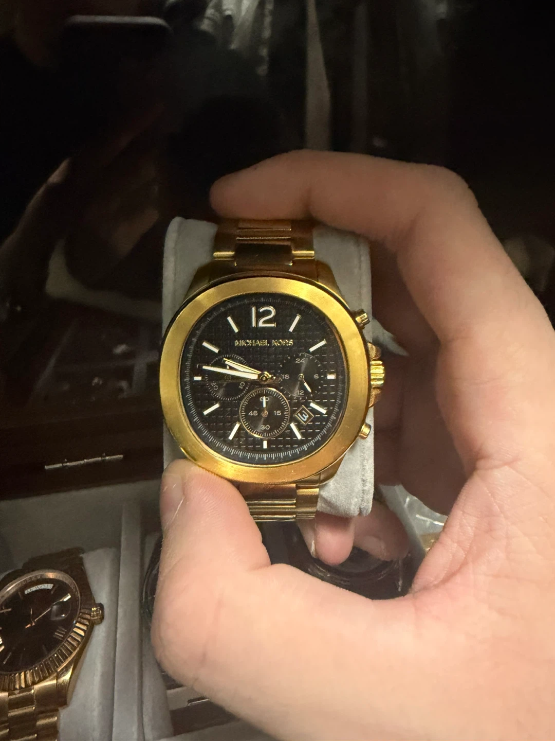Michael Kors Gold Chronograph Watch