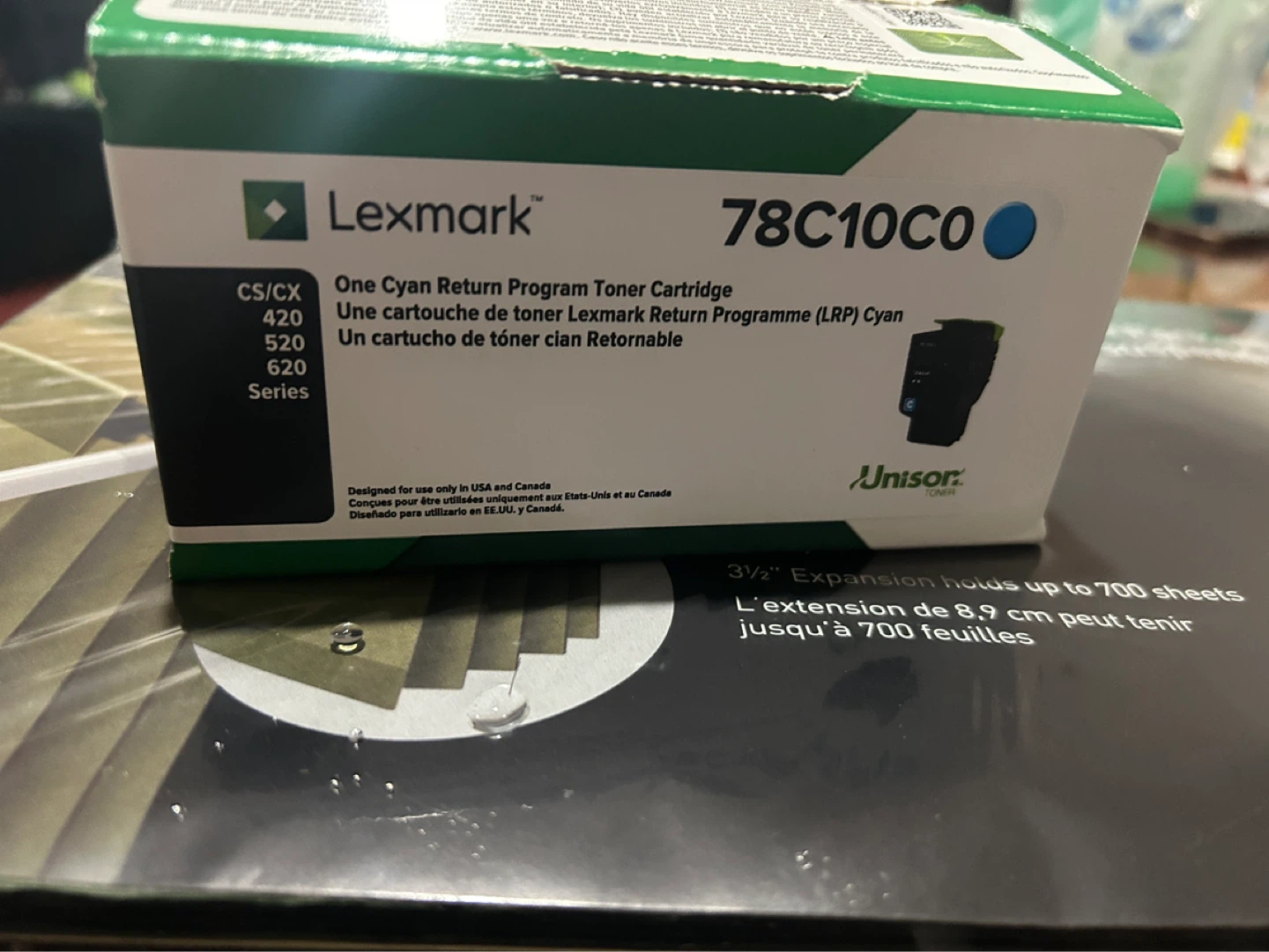Lexmark 78C10C0 Cyan Toner Cartridge - photo 2