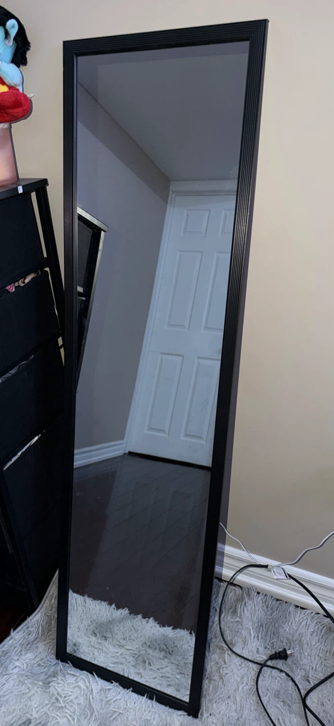 Full Length Mirror - Black Frame