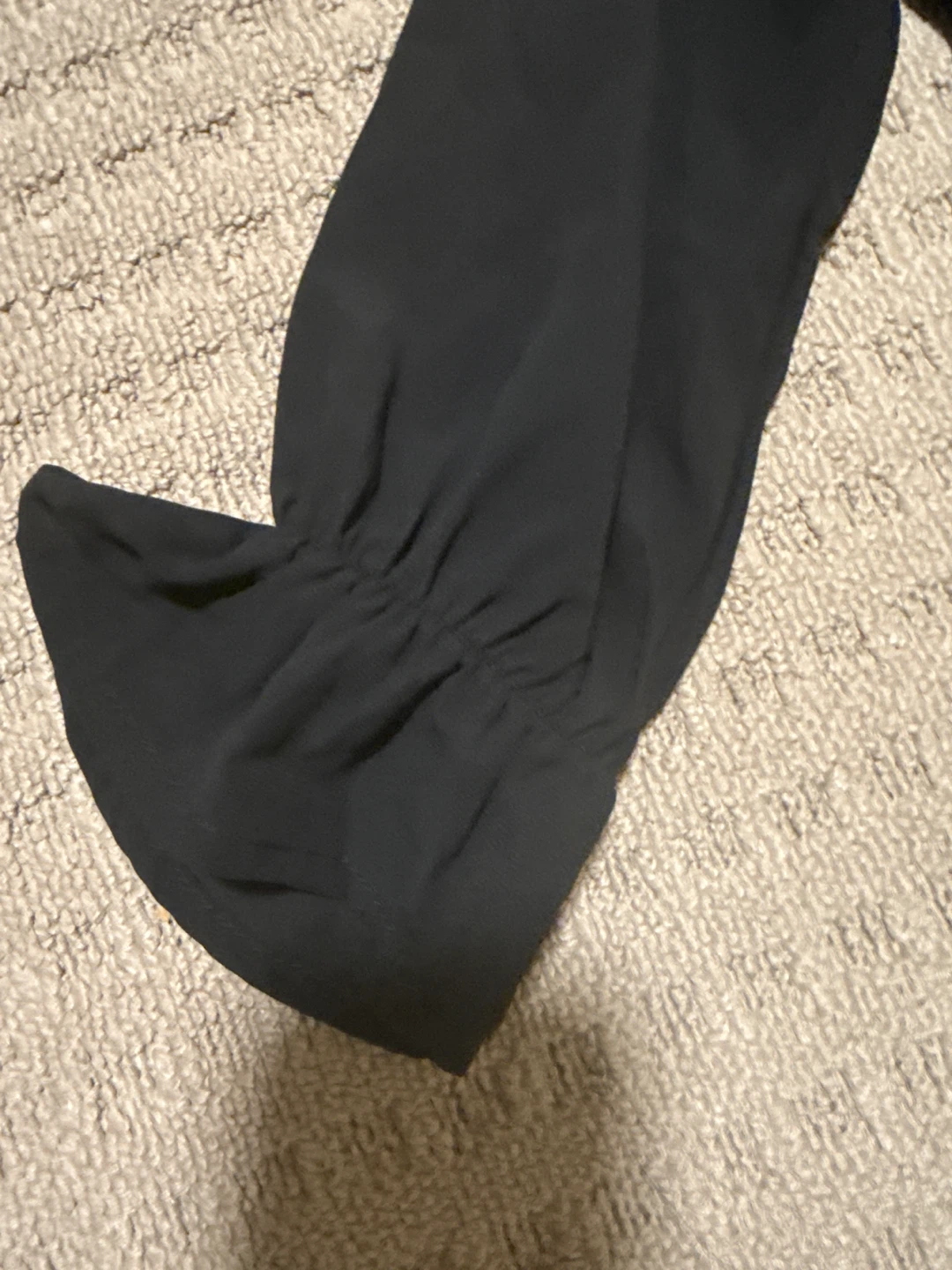 Black Ruffled Maxi Dress - photo 3