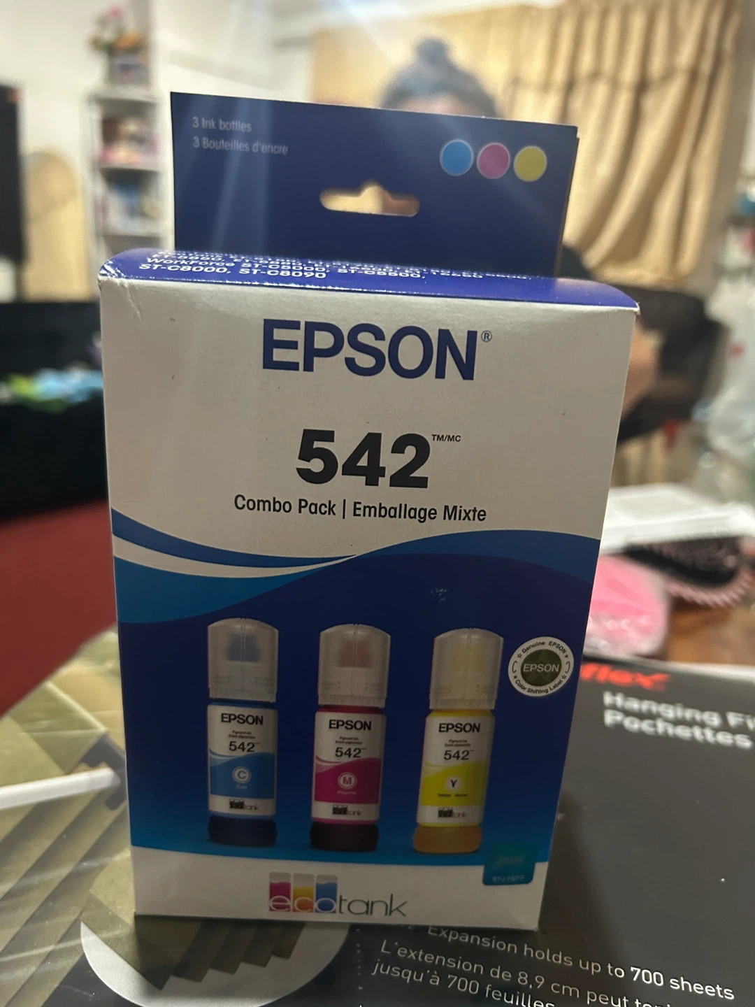 Epson 542 Cyan/Magenta/Yellow Ink Cartridge Combo Pack - photo 2