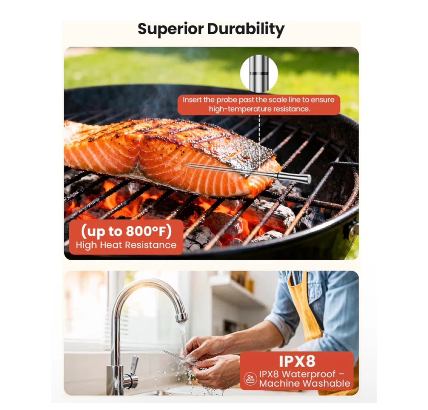 Brand new Wireless Meat Thermometer with WiFi - photo 5
