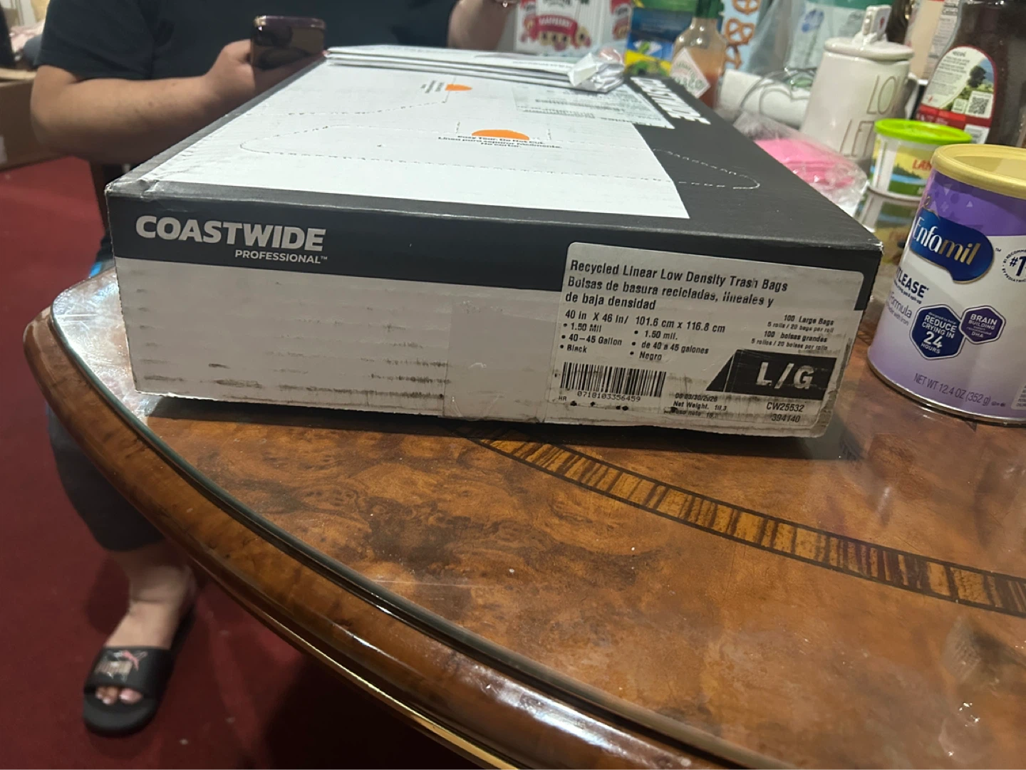Coastwide Professional 40-45 Gallon Black Trash Bags - photo 2