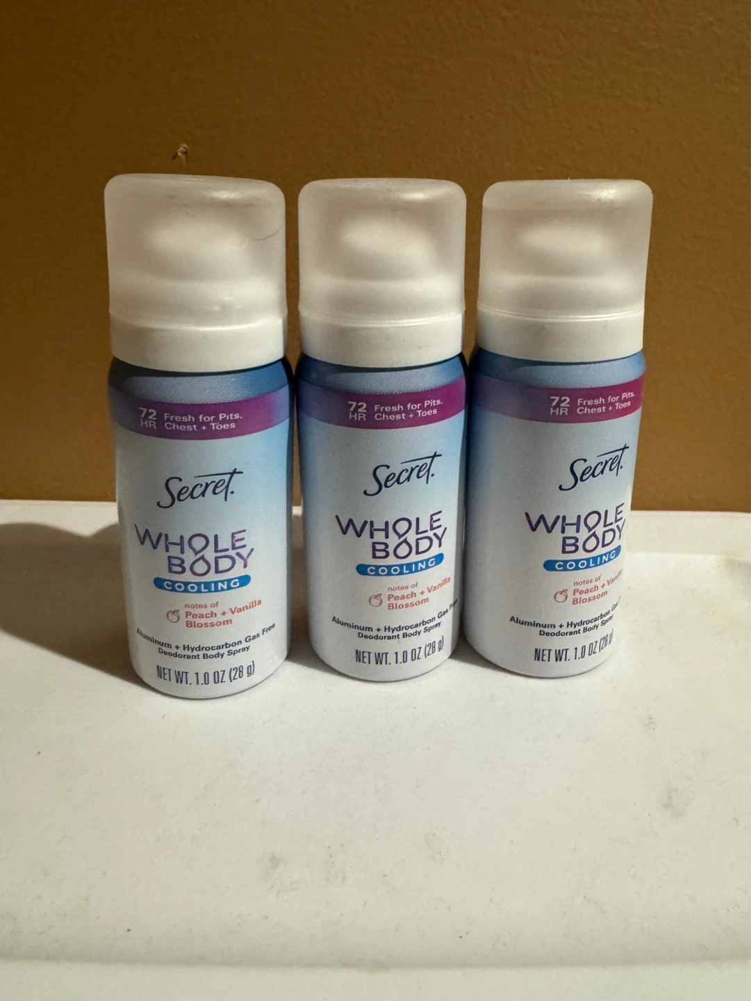 Secret Whole Body Cooling Deodorant Spray