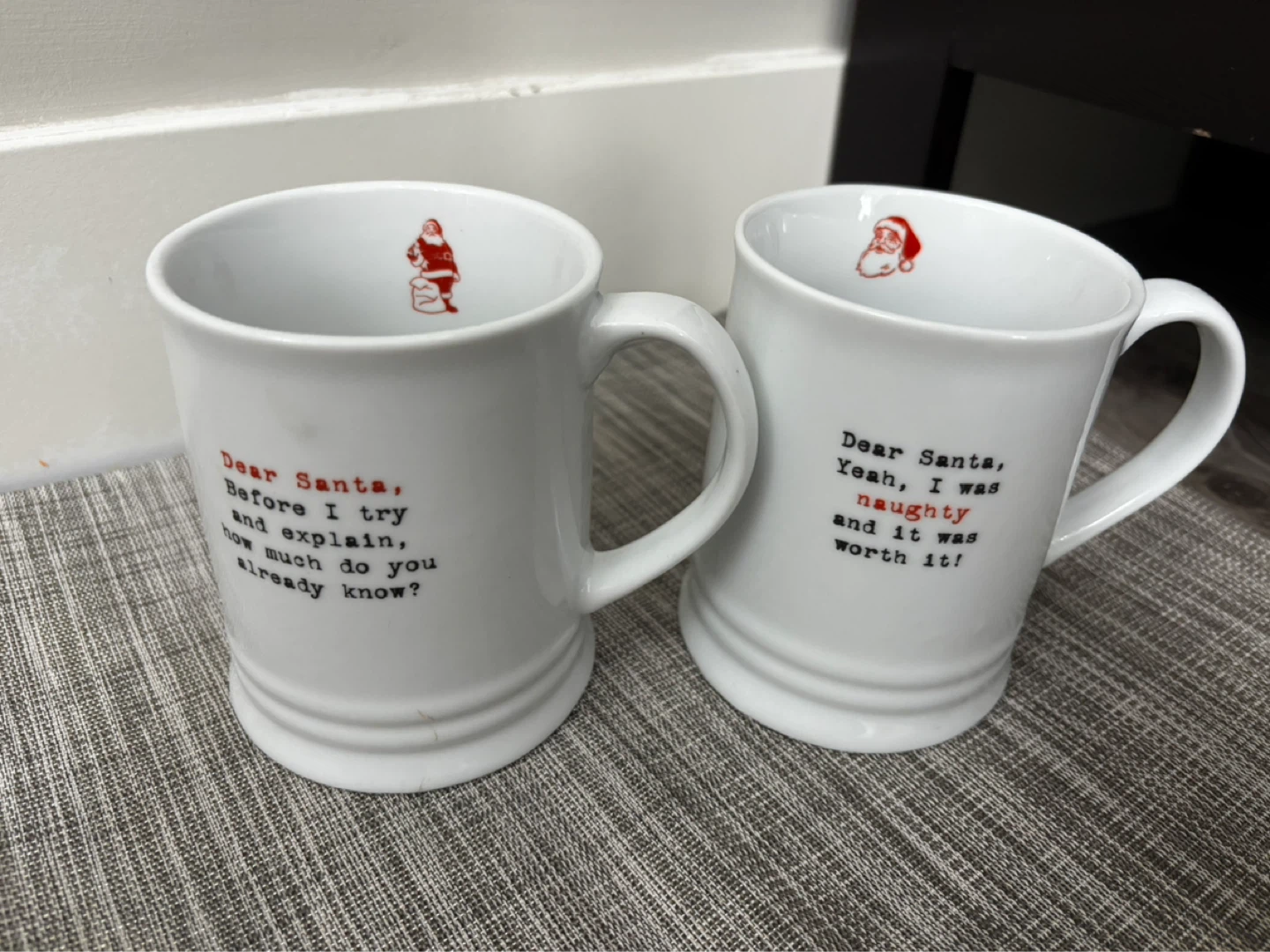 Set of 2 Christmas Mugs