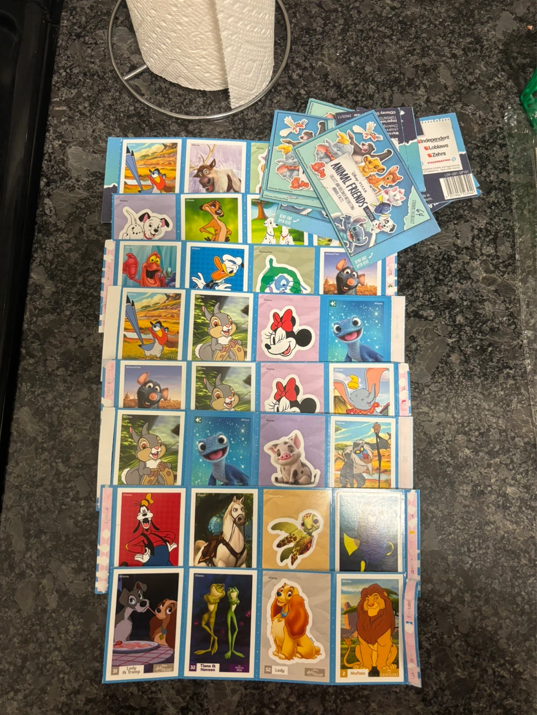 Disney Animal Friends Stickers