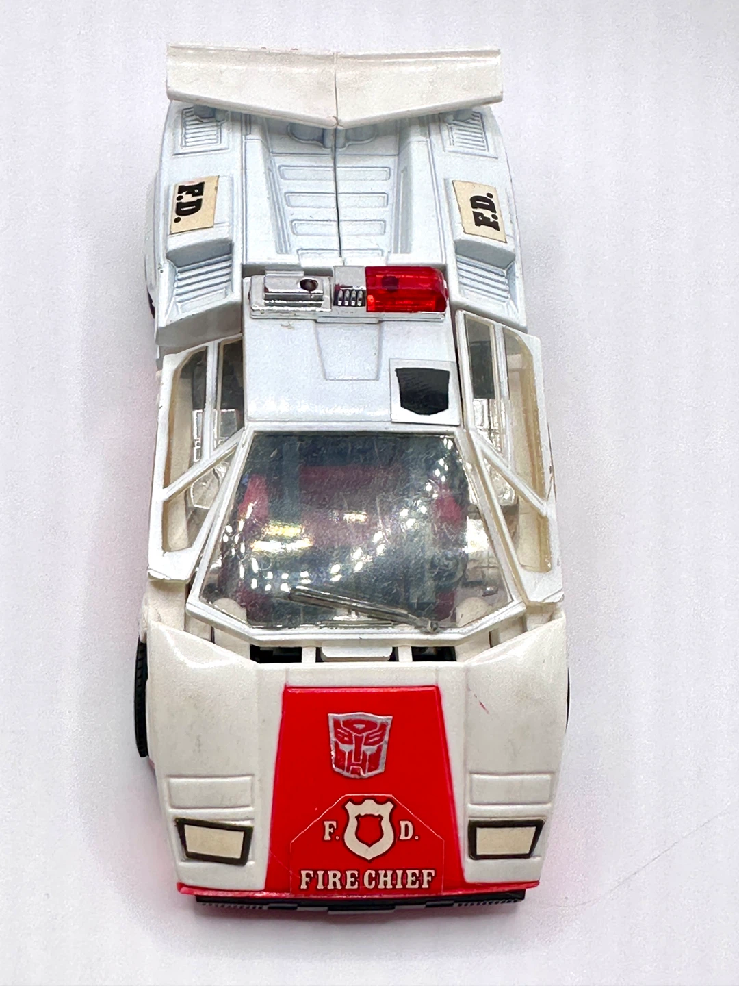 Transformers Red Alert Fire Chief Lamborghini 1985 - photo 5