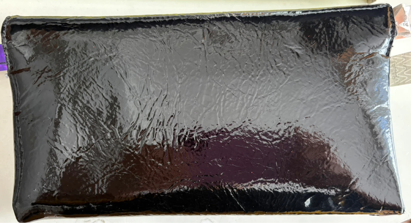 Kenneth Cole Reaction Black Patent Clutch Wallet - photo 2