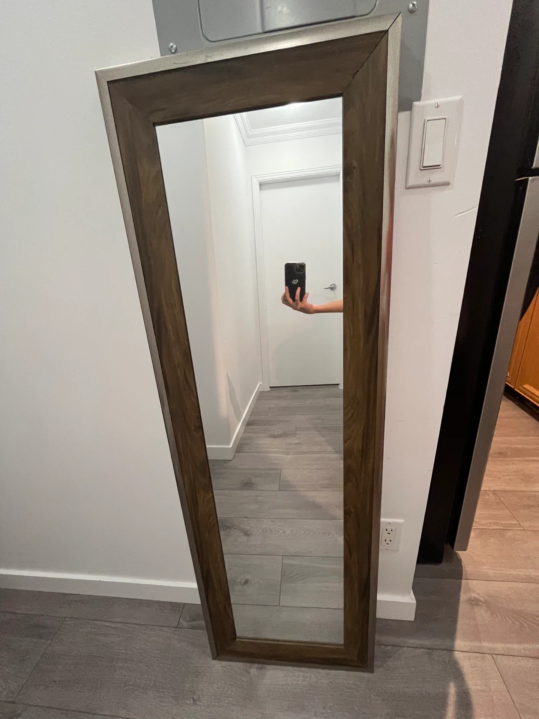 Full Length Mirror with Wood Frame - photo 3
