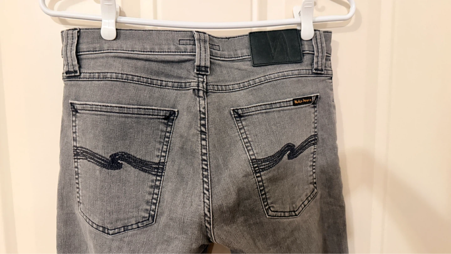 Jeans Grey Slim Fit Jeans Size M - photo 3