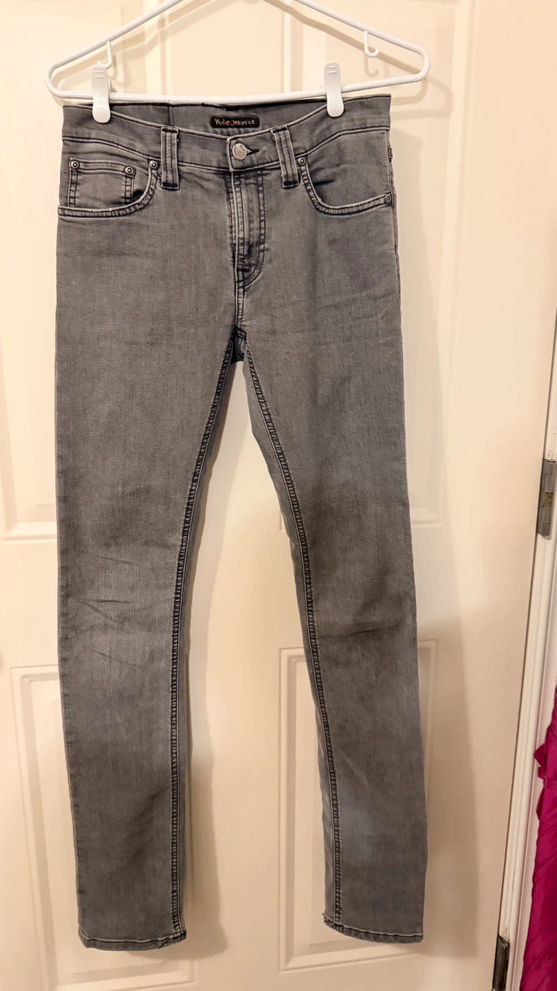 Jeans Grey Slim Fit Jeans Size M