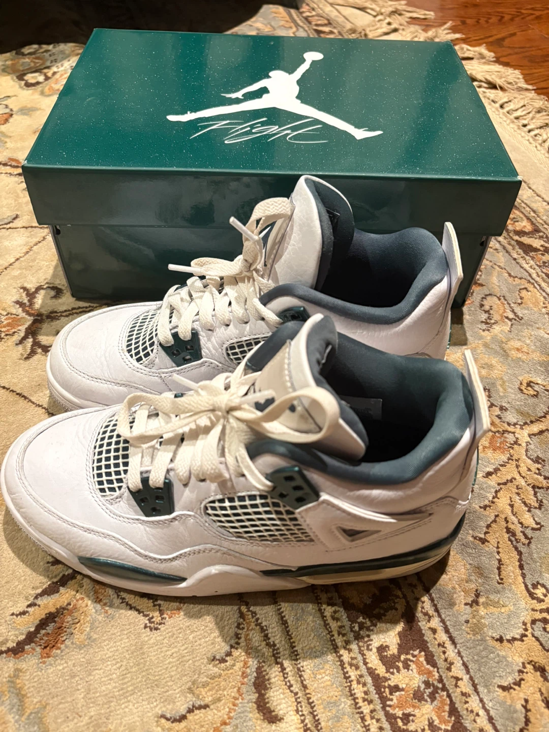 Air Jordan 4 "Midnight Navy" Sneakers with Box - photo 2
