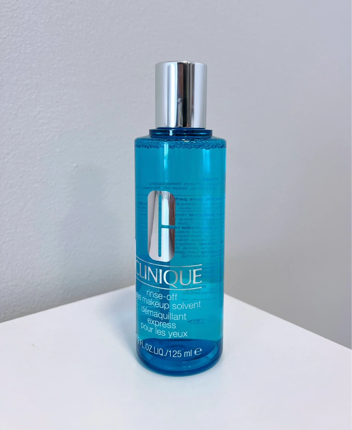 Brand New Clinique Rinse-Off Eye Makeup Solvent - 125 ml