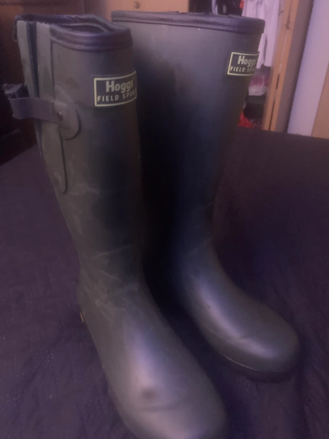Hoggs of Fife Field Sport green rubber boots - photo 2