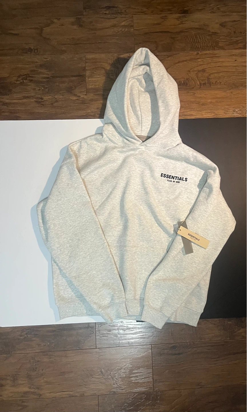 Oatmeal Essentials Fear of God Hoodie