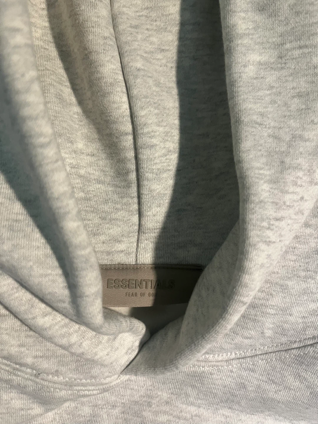 Oatmeal Essentials Fear of God Hoodie - photo 3