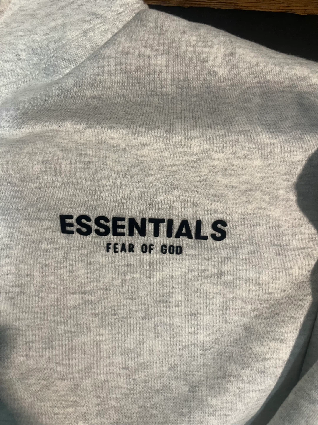 Oatmeal Essentials Fear of God Hoodie - photo 2