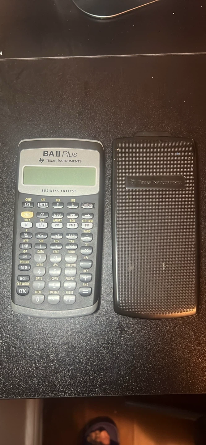 Texas Instruments BA II Plus Business Analyst Calculator