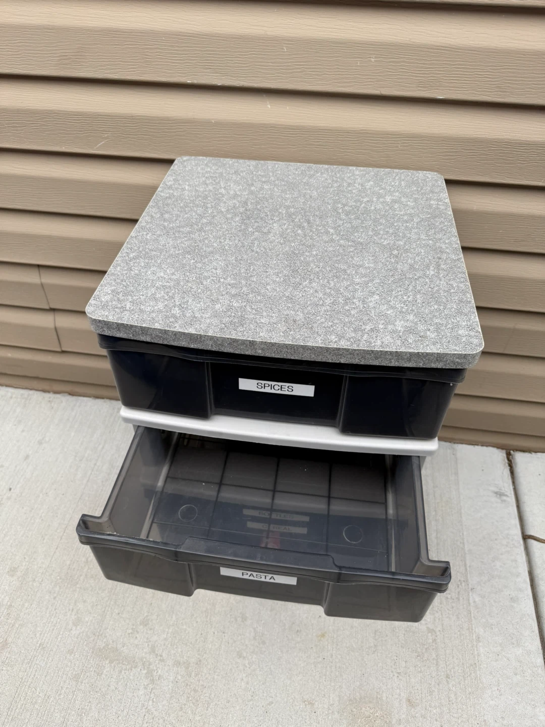 3-Drawer Storage Organizer with Top Counter - photo 3