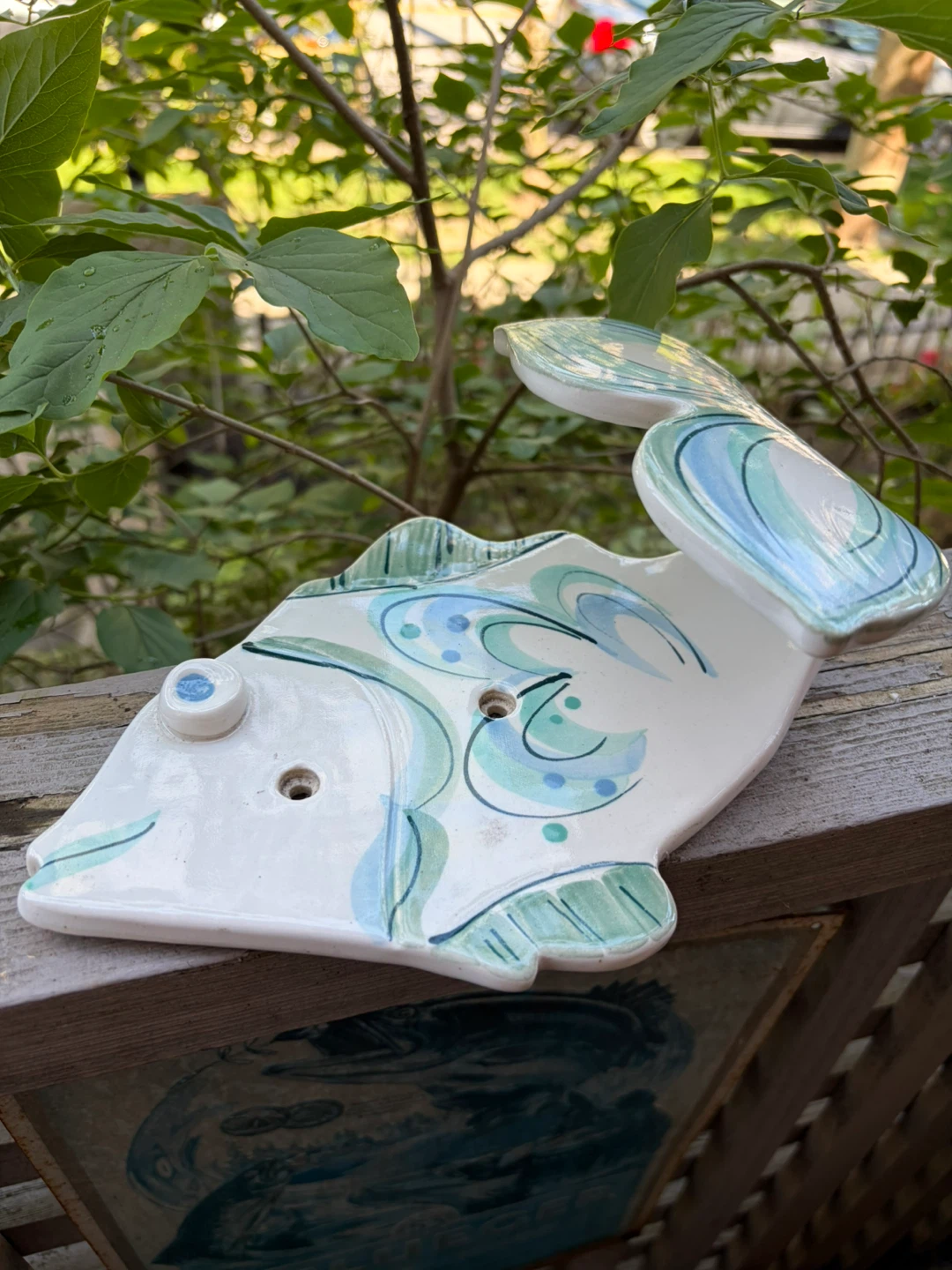 Ceramic Fish Wall Decor or Cabin decor