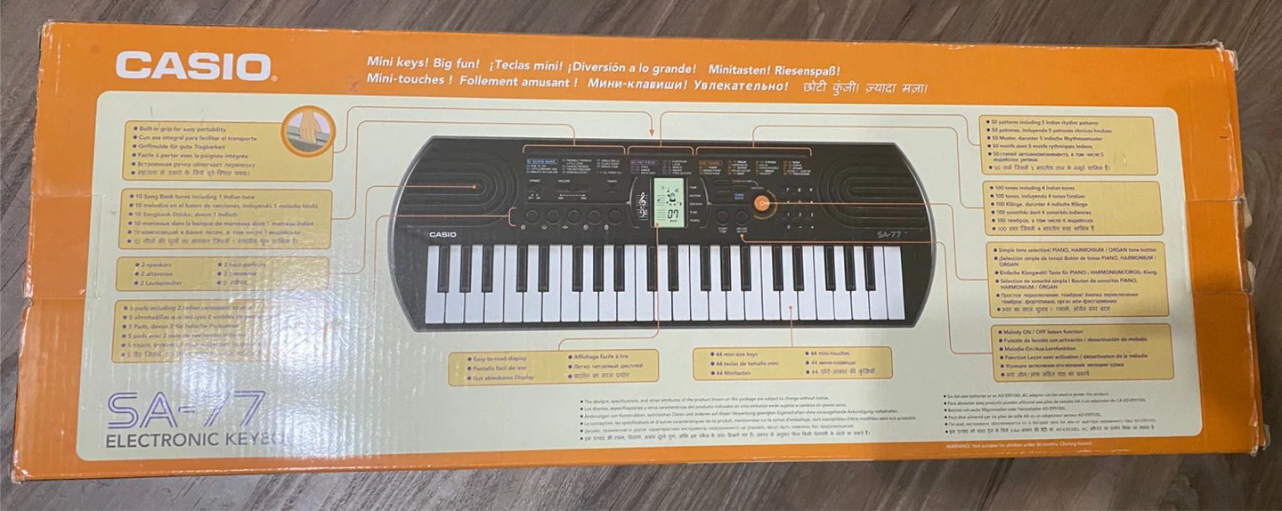 Casio SA-77 Electronic Keyboard for sale
