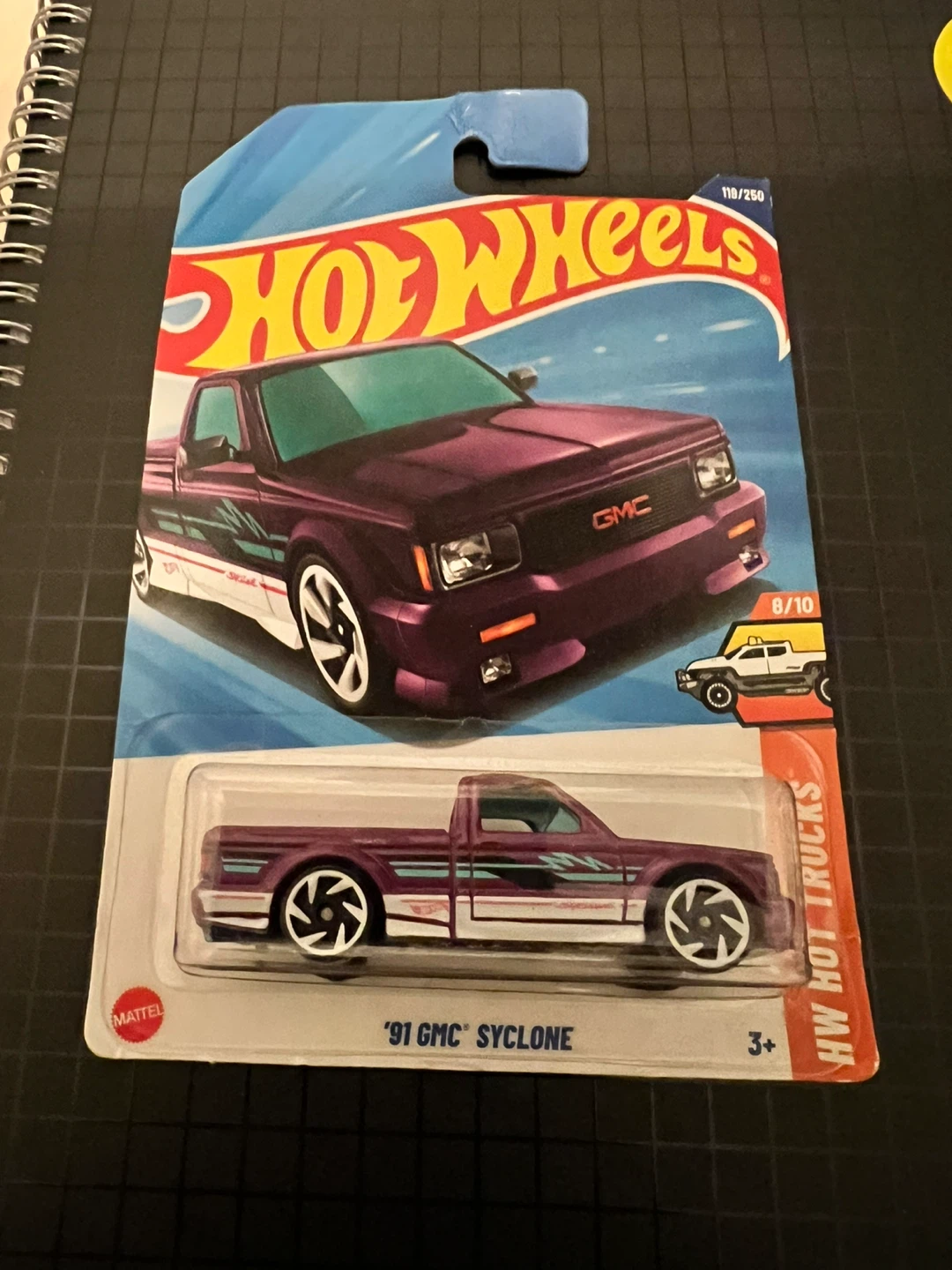 Hot Wheels '91 GMC Syclone Die-Cast Truck
