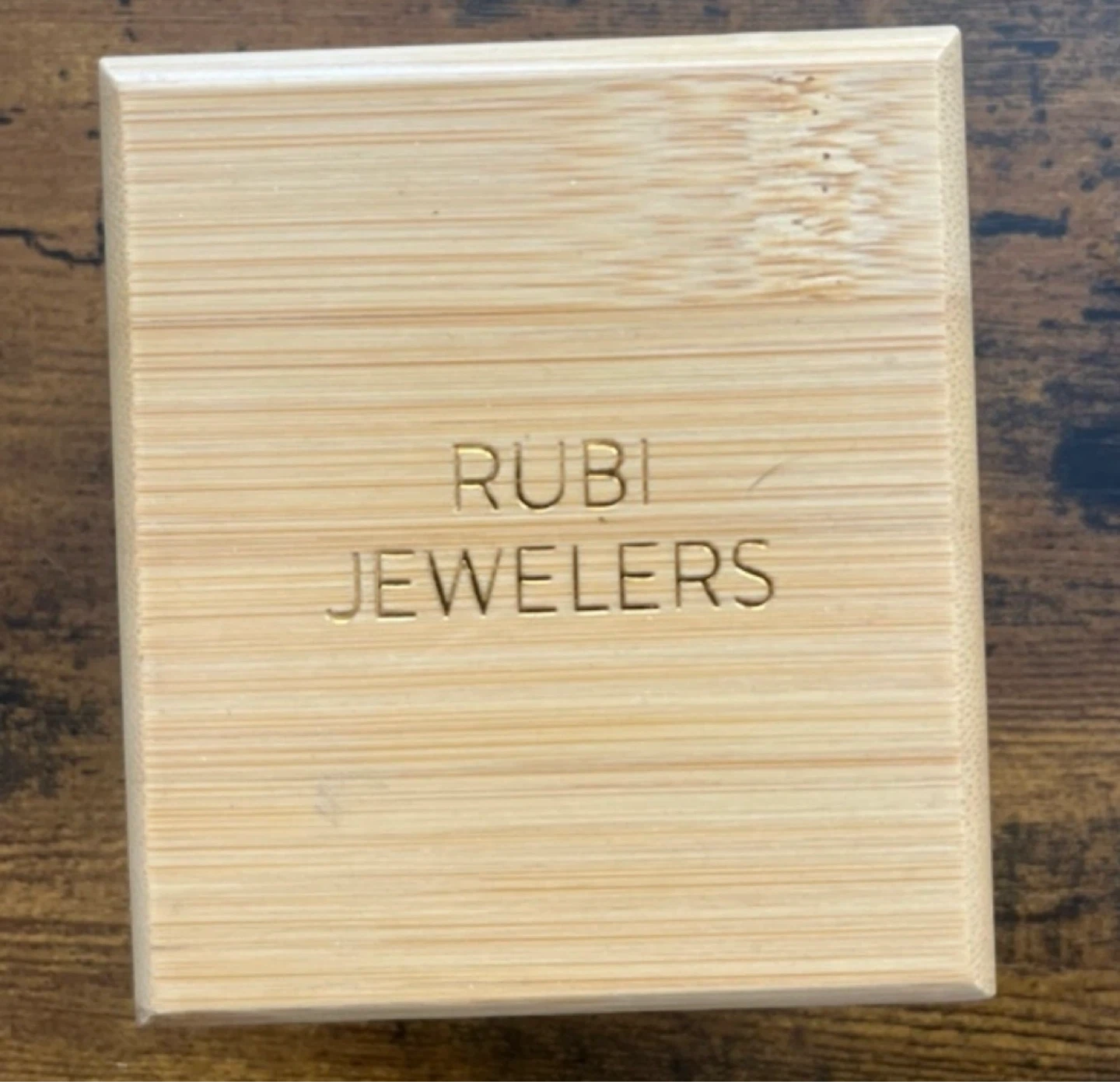 Rubi Jewelers Bamboo Jewelry Box