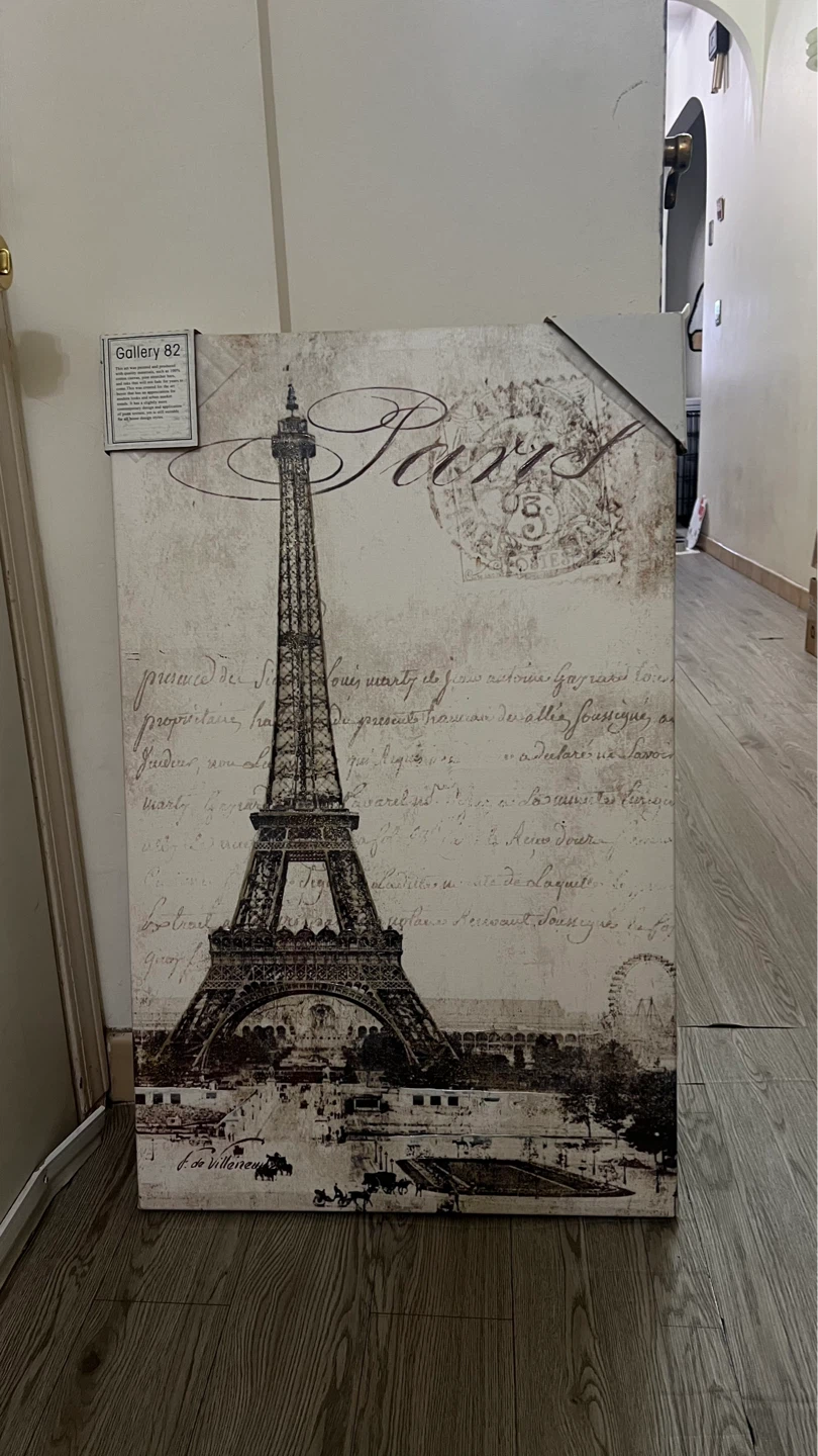 Gallery 82 Paris Eiffel Tower Canvas Wall Art
