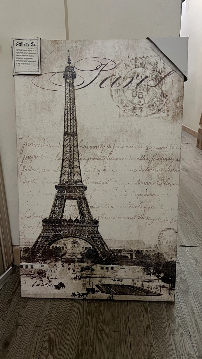 Gallery 82 Paris Eiffel Tower Canvas Wall Art - photo 2