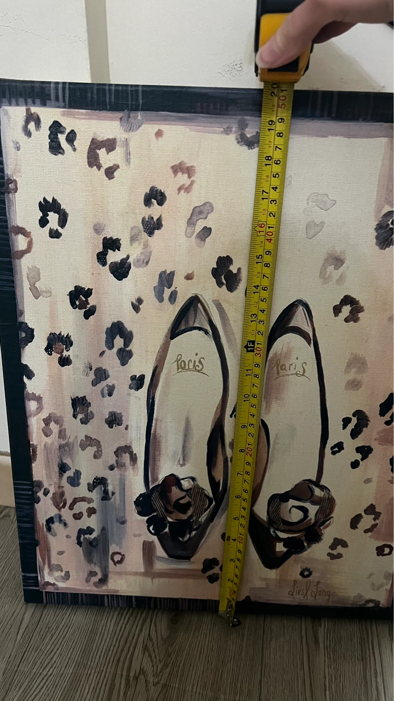 Fashion Canvas Art Print - "Paris" Heels - photo 3