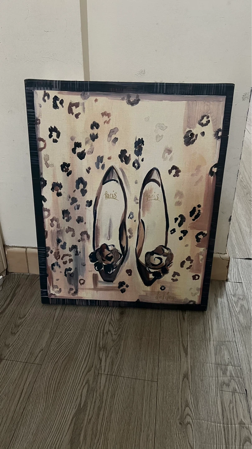 Fashion Canvas Art Print - "Paris" Heels - photo 2