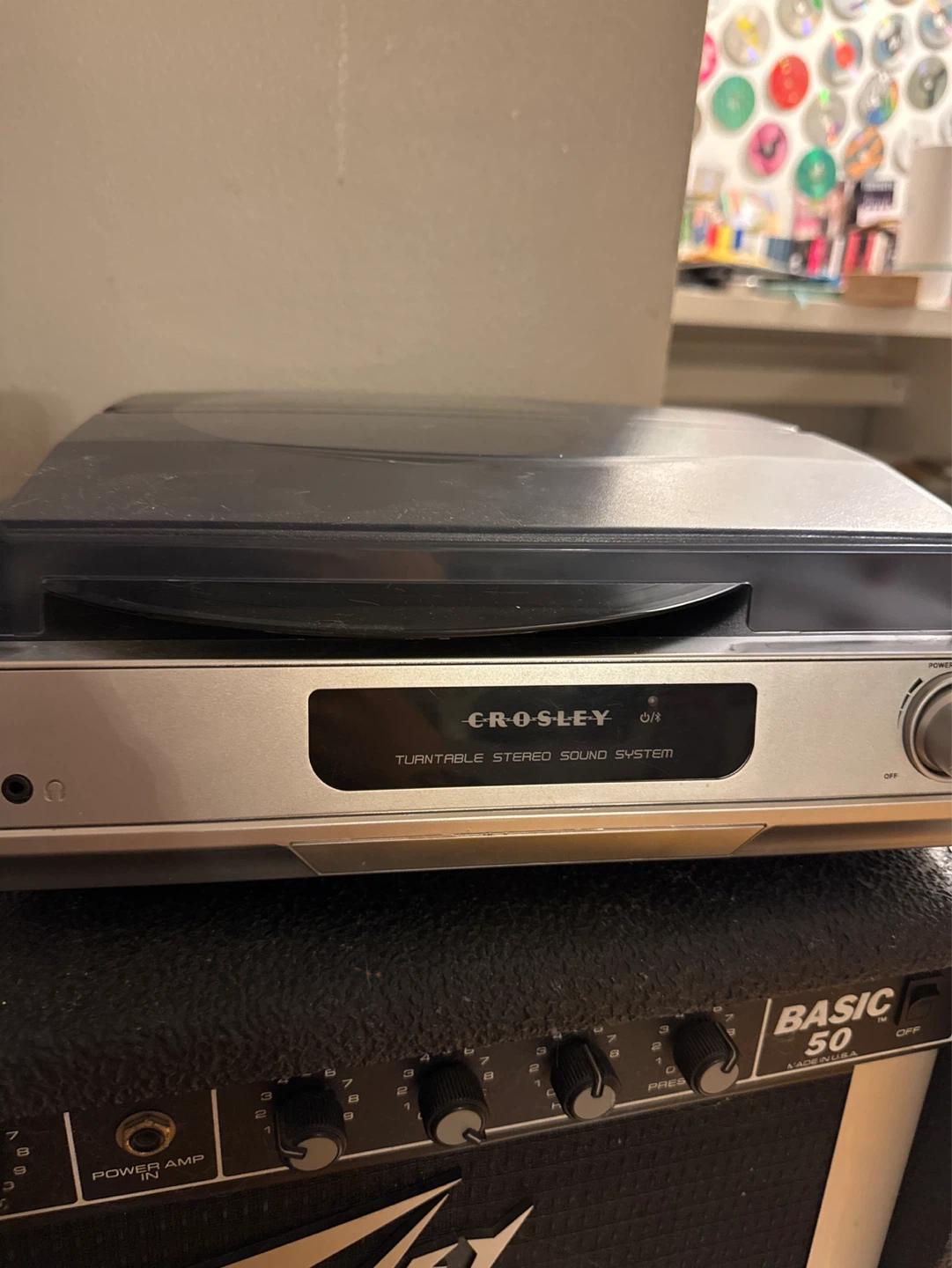 Crosley Turntable Stereo Sound System Record Player