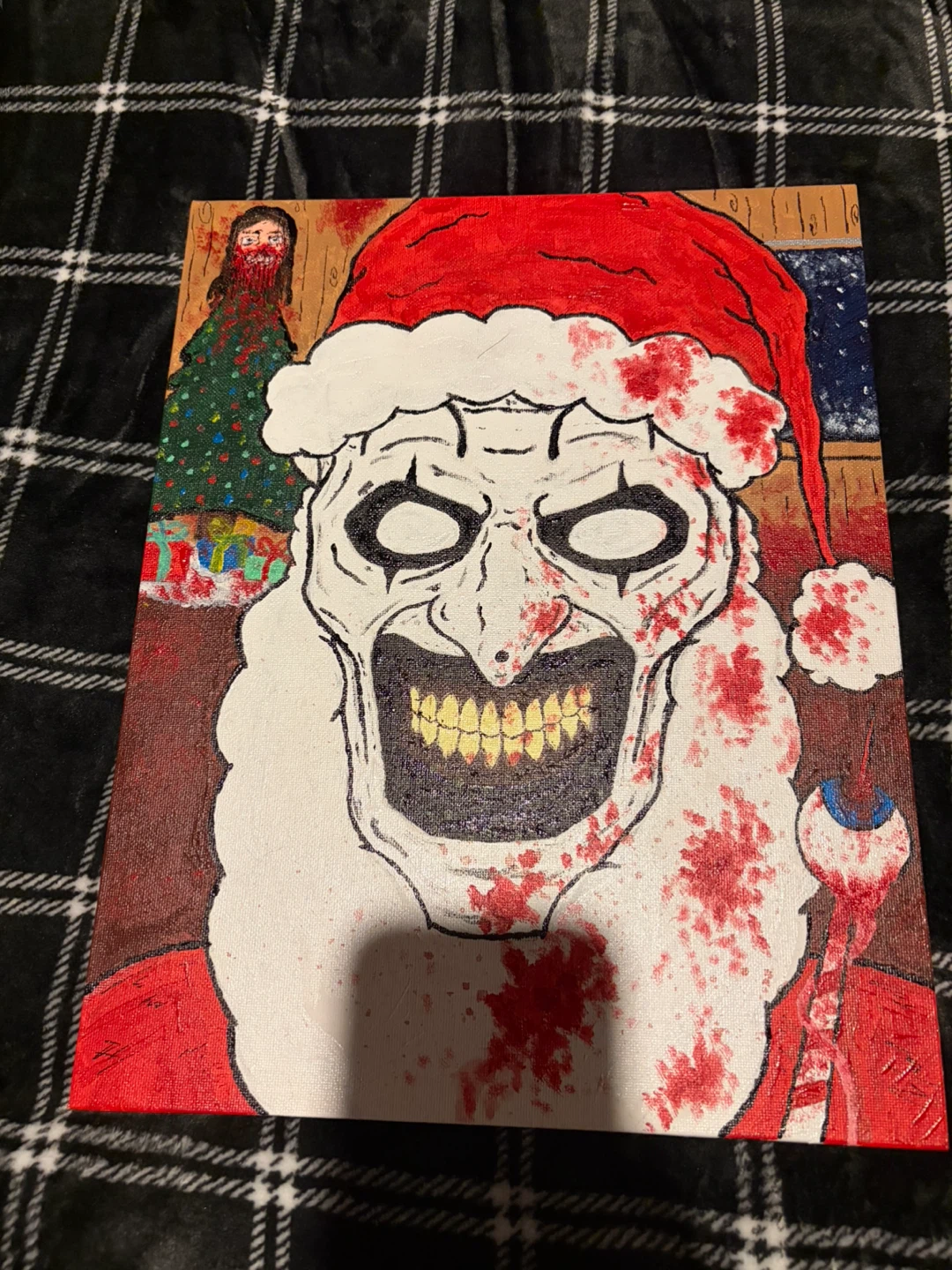 Terrifier Handmade Painting - photo 2